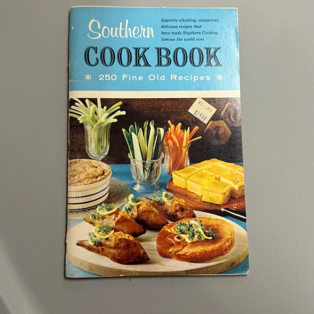 Southern Cookbook Culinary Arts Press 250 Old Recipes Vintage